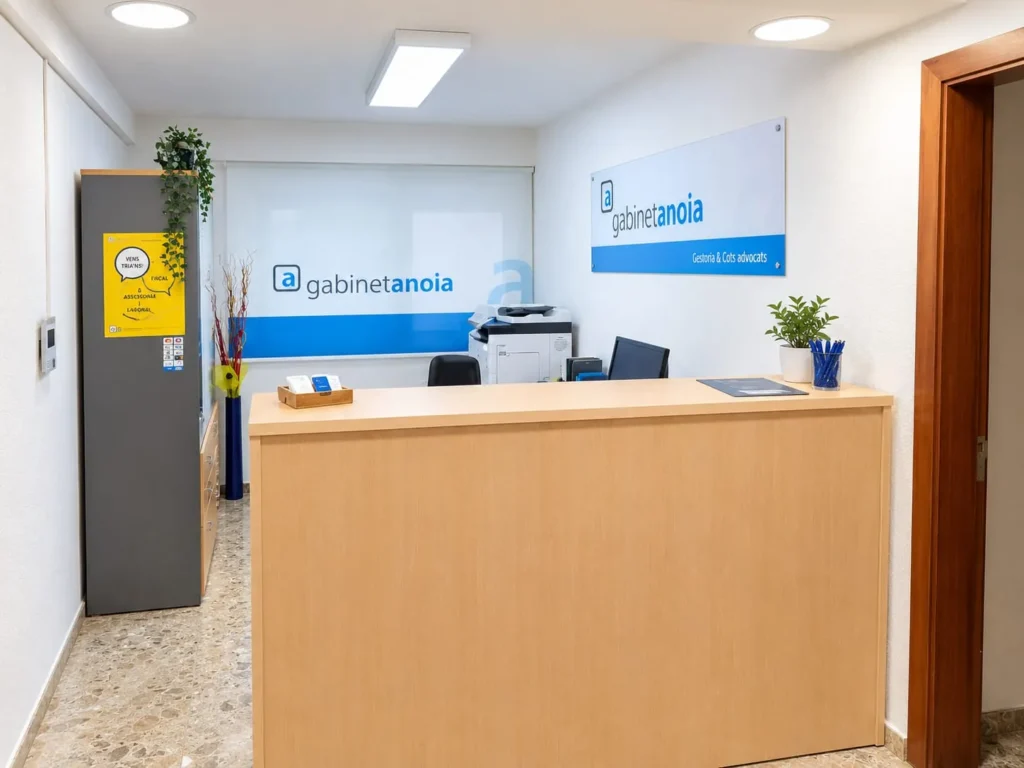 Recepción de Gabinet Anoia Grup en Igualada